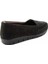 Siyah Nubuk Leather Kadın Loafer Ayakkabı K01269254801 4