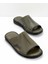 Haki Leather Erkek Terlik E04804050603 1