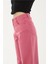 Yüksek Bel Geniş Paça Pantolon Fuşya / Fuchsia 5