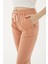 Paçası ve Beli Lastikli Pantolon Somon / Salmon 4