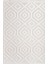 Almond Gri Bej Geometrik Desenli Kilim 1