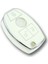 Mercedes Benz 2001-2016 Arası Be Tip Beyaz-Gümüş Oto Anahtar Kumanda Kabı Kılıf Oto Anahtarlık 5
