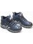 Su Geçirmez Kaymaz Taban Bağcıklı Erkek Lacivert Trekking Outdoor Sneaker Kışlık Bot 1