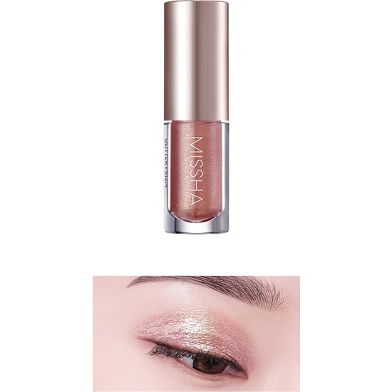 MISSHA Işıltılı ve Parlak Glitter Likit Göz Farı No.4 Eternal Rose Prism Liquid Eyeshadow Shine