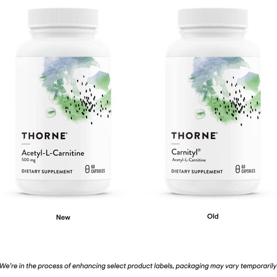 Thorne Research AcetylLCarnitine Acetyl 500MG 60 Kapsül Fiyatı
