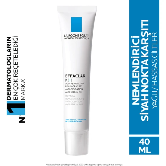 hepsiburada La Roche-Posay Effaclar K(+) Bakım Kremi Siyah Nokta Karşıtı Sebum Düzenleyici 40Ml hepsiburada La Roche-Posay Effaclar K(+) Bakım Kremi Siyah Nokta Karşıtı Sebum Düzenleyici 40Ml
