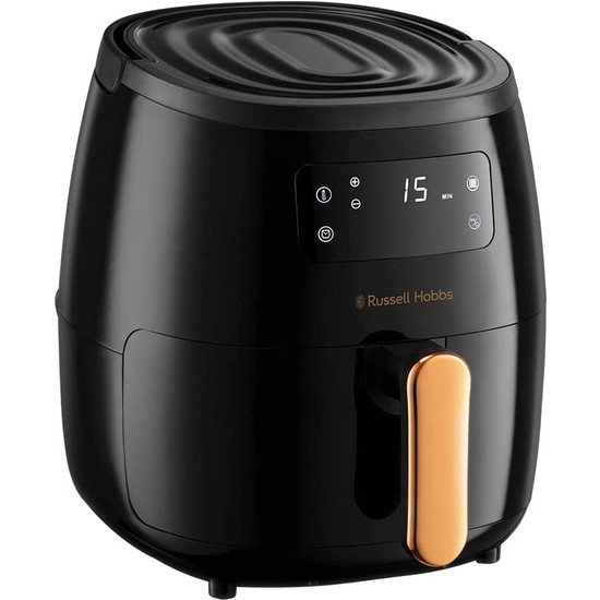 Russell Hobbs Air Fryer Xl 5 L, 7 Pişirme Fonksiyonu, Yağsız, Eşit Isı, 1600 W, Ayarlanabilir Sıcaklık (80-200°C), Otomatik Kapanma