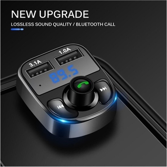 Nanopro Car X8 Araç Fm Transmitter 5.0 Bluetooth Araç Kiti Fiyatı