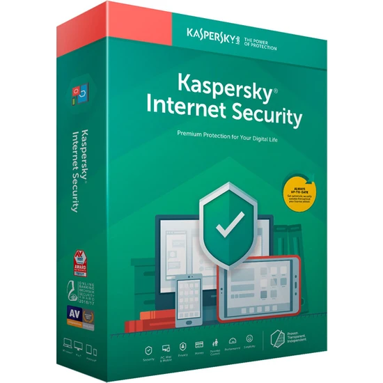 Kaspersky Internet Security | 4 Kullanıcı 1 Yıl Dijital Lisans Anahtarı | Resmi Bayi Orijinal Lisans