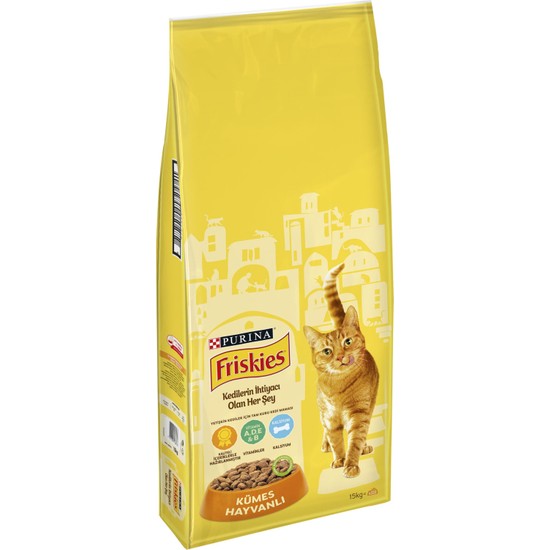 Friskies Kümes Hayvanlı Yetişkin Kedi Maması 15 Kg