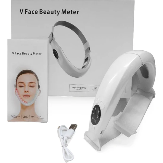 The Beauty Shop Ems Yüz Kaldırma Cihazı Yüz Masajı LED Foton Terapi Yüz Cihazı (Yurt Dışından)