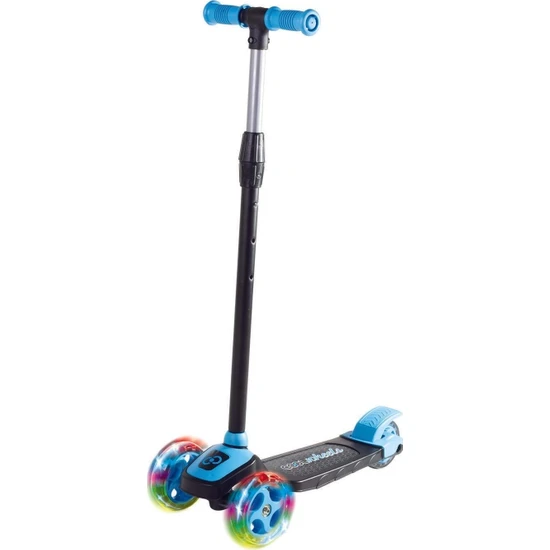 Cool Wheels Twist LED Işıklı 3 Tekerlekli Yükseklik Ayarlı Scooter Mavi