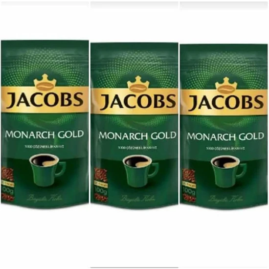 Jacobs Monarch Gold Kahve 100 gr x 3 Adet