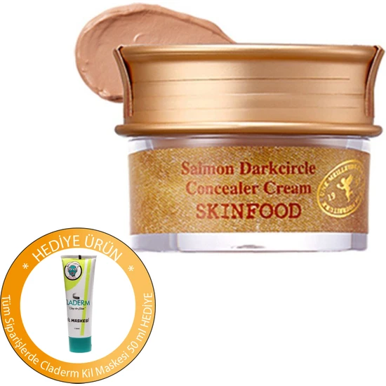 Skinfood Salmon Concealer Göz Çevresi Morlukları İçin Kapatıcı Krem (02)  10g