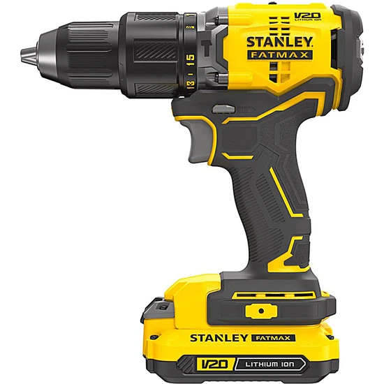 Stanley 18V 15AH Kömürsüz Darbeli Matkap - SBD715C2K-TR