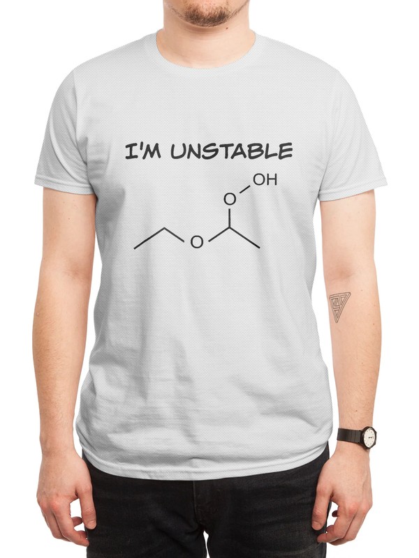 Fizello Funny Organic Chemistry T Shirt, I'm Unstable, Fiyatı