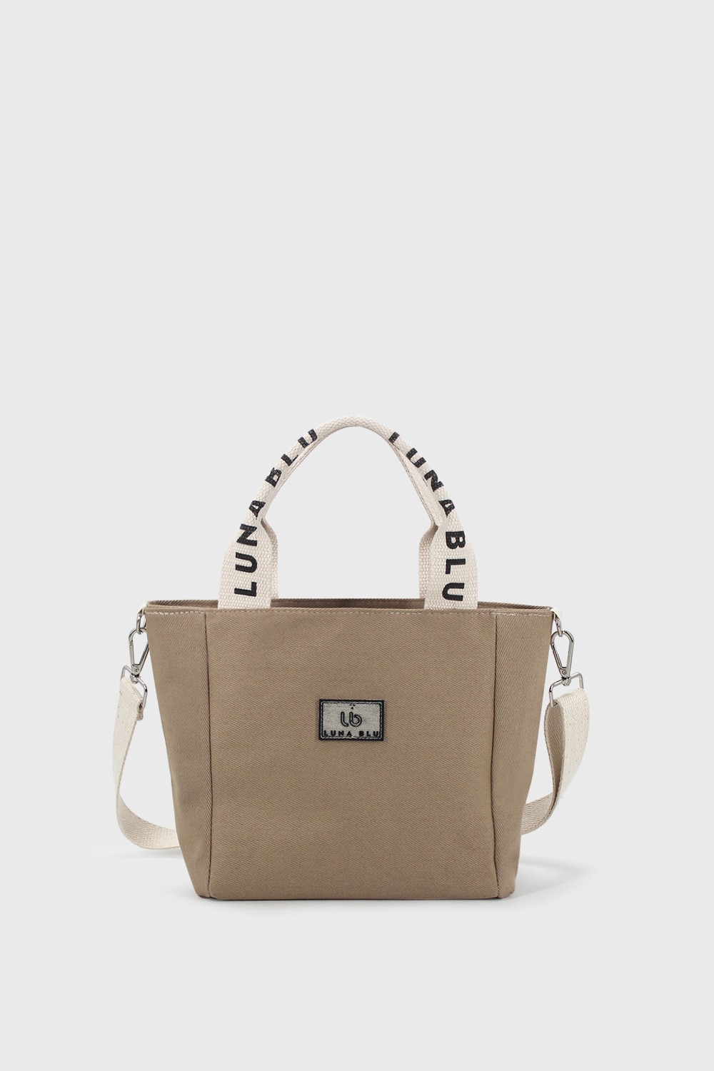 Lunablu Kadın Sarı Mini Kanvas Kumaş Tote Çanta