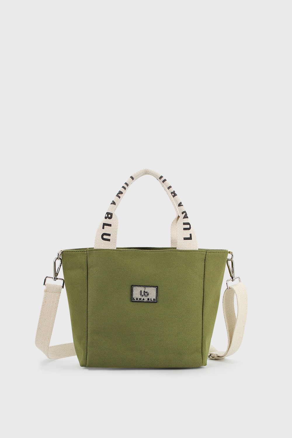 Lunablu Kadın Sarı Mini Kanvas Kumaş Tote Çanta