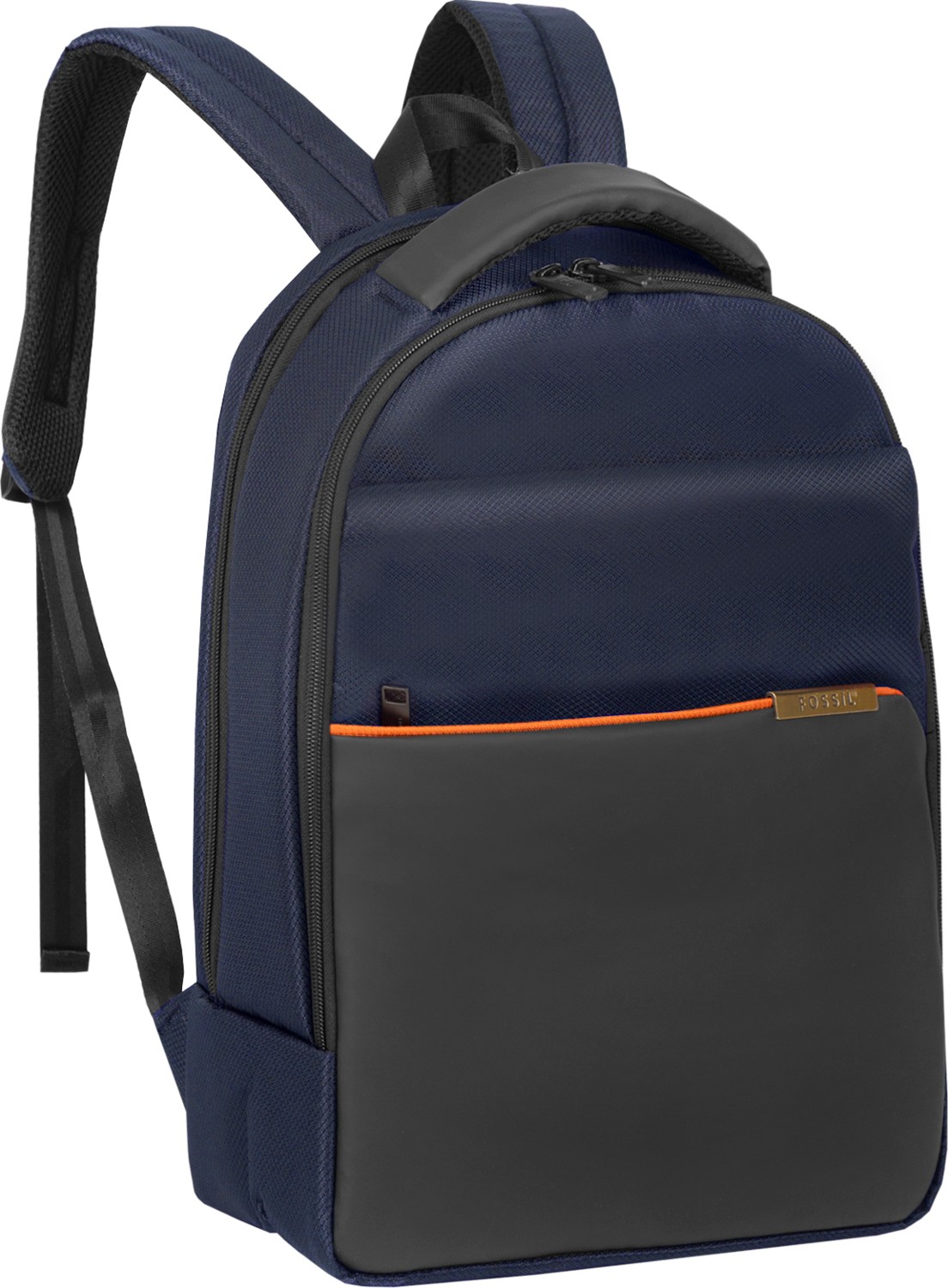 Fossil 7001 Business Sırt Çantası Siyah Laptop Çantası İç Fermuar Cep ile Kullanışlı