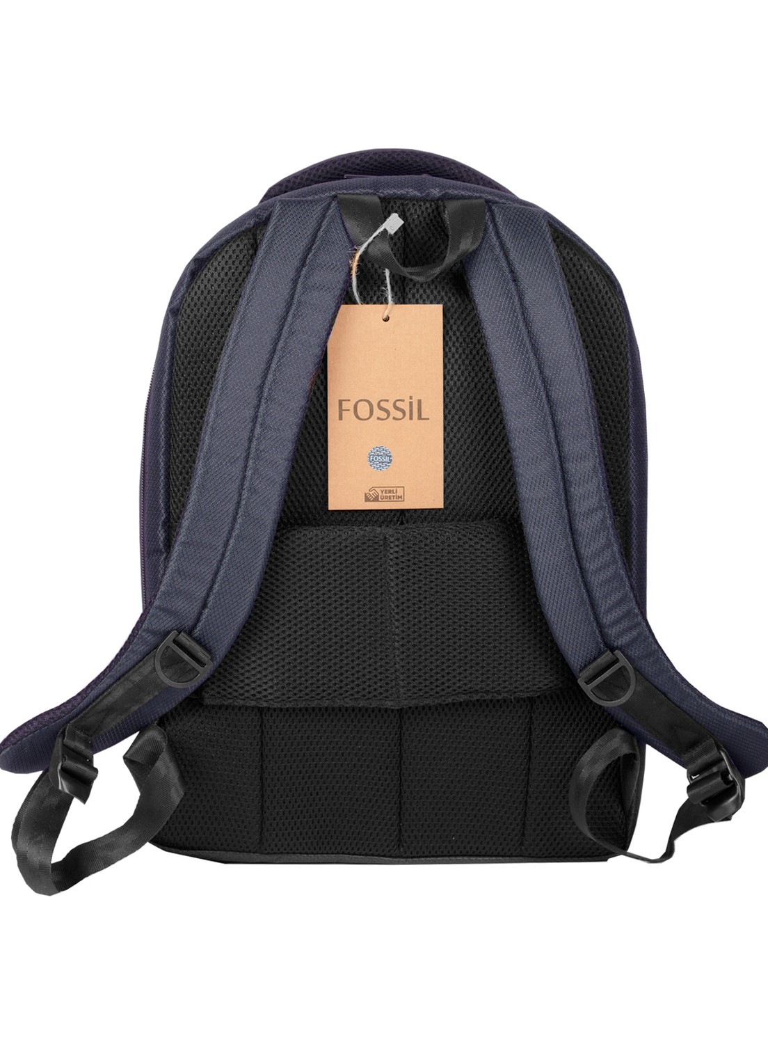 Fossil 7001 Business Sırt Çantası Siyah Laptop Çantası İç Fermuar Cep ile Kullanışlı görsel 4