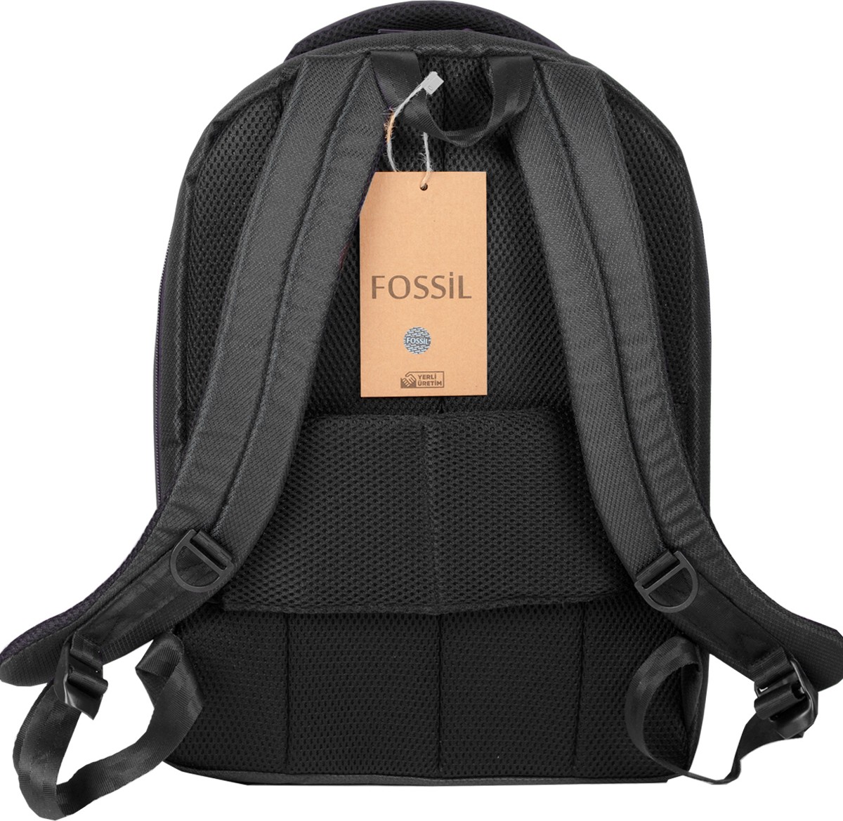 Fossil 7001 Business Sırt Çantası Siyah Laptop Çantası İç Fermuar Cep ile Kullanışlı görsel 6