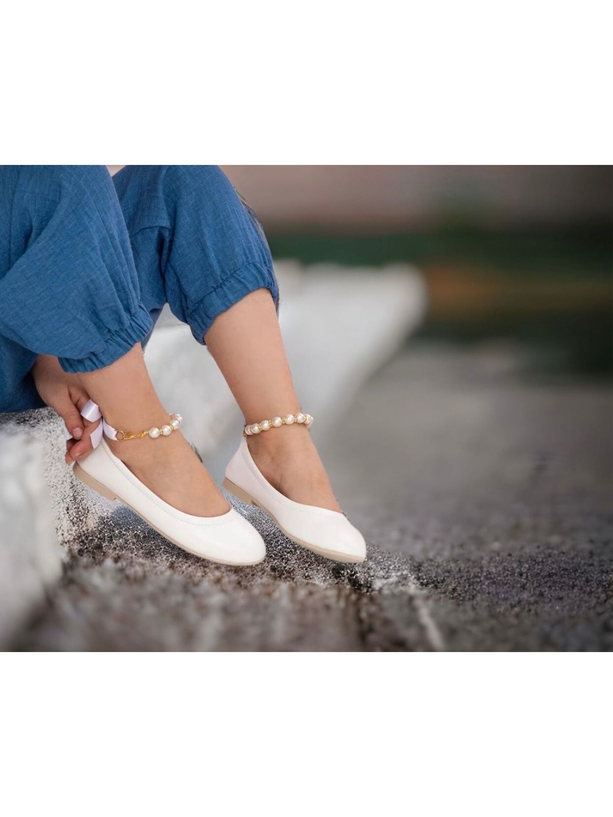 Görkem Bebe Ayakkabı Ve Tekstil Kız Çocuk Incili Babet