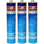 Dayson Extra Poliüretan Beyaz 3 Adet Korozyonu Önleyici Profesyonel PU Sealant