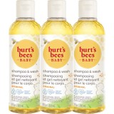 Burts Bees Bebek Saç Ve Vücut Şampuanı - Baby Bee Shampoo Body Wash x 3 235 ml