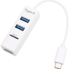 Teenspirit Bs 3 Bağlantı Noktalı USB C Hub C Tipi Ayırıcı, Dizüstü Bilgisayar Aksesuarları İçin Tf Kart Okuyuculu (Yurt Dışından)