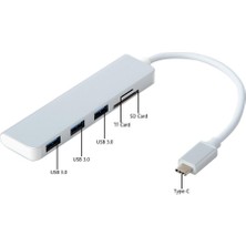 Teenspirit Tipi USB 3.0 - 3xusb 3.0 5in1 Hub Adaptörü Bilgisayar İçin Sd Tf Kart Okuyucu (Yurt Dışından)