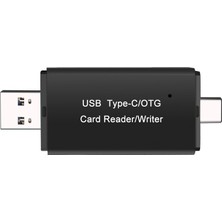 Teenspirit USB 3 0 Sd Kart Okuyucu Yüksek Hızlı Otg Sd Tf Kart Okuyucu Tip C Android Bilgisayar İçin Hafıza Kartı İçin Çok Fonksiyonlu (Yurt Dışından)