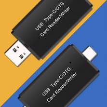 Teenspirit USB 3 0 Sd Kart Okuyucu Yüksek Hızlı Otg Sd Tf Kart Okuyucu Tip C Android Bilgisayar İçin Hafıza Kartı İçin Çok Fonksiyonlu (Yurt Dışından)