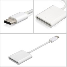 Teenspirit Yüksek Hızlı USB 3.1 Tip C USB - C - Sd Sdxc Kart Okuyucu Mini Adaptör Macbook/pro Hafıza Kartı Adaptörü (Yurt Dışından)