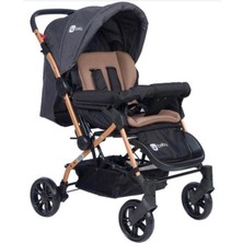4 Baby Olympus Gold Çift Yönlü Bebek Arabası Kahverengi