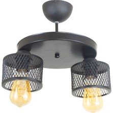 Lambadar Ikili Kafes Model Modern Plafonyer Avize