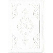 Cep Boy Termo Deri Kuran-I Kerim (Beyaz, Mühürlü)