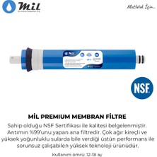 Mil Kapalı Kasa Su Arıtma Cihazı Için Nsf Onaylı 5li Filtre Seti(KK-5-SET-M)