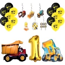 Çıtı Pıtı Store Inşaat Konsepti Süsleme Balon Seti