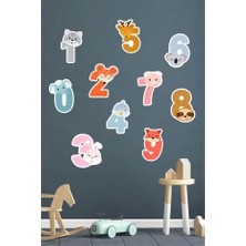 Neşeli Günlerim Sayılar Eğitici Duvar Sticker 70X100 cm