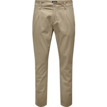 Only & Sons Dar Açık Kahve Erkek Chino Pantolon 22016775_ONSCAM Chıno Pk 6775