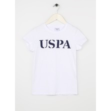 U.S. Polo Assn. Baskılı Beyaz Erkek Çocuk T-Shirt GeartkidsIY023