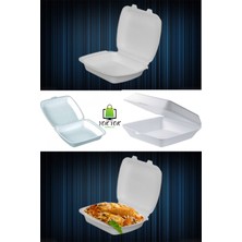 Yok Yok Ambalaj Içi Boş Kapaklı Köpük Tabak 50 Adet