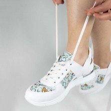 Nur Ortopedi Ayıcık Desenli, Bağcıklı Ortopedik Sandalet