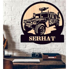 Kişiye Özel Hummer 4x4 Asker Temalı Duvar Tablo