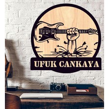 Kişye Özel Dövmeci Tattoo Temalı Ahşap Duvar Tablo