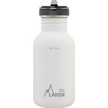 Laken Çelik Basıc Şişe 0.50L White –flow Kapak  -  LKBSF50BL