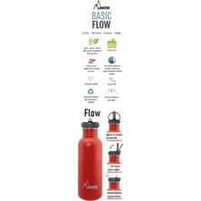 Laken Çelik Basıc Şişe 0.75L Metal –flow Kapak  -  LKBSF75