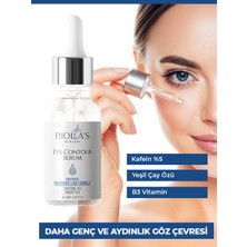 Biolea's Altı Torbalarına ve 30 ml Bakım Serumu Kafein %5 + Yeşil Çay Özü+B3 Vitamin