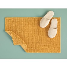 English Home Paige Polyester Makarna Banyo Paspası 50 x 80 cm Sarı