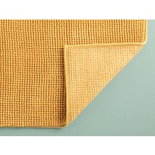 English Home Paige Polyester Makarna Banyo Paspası 50 x 80 cm Sarı